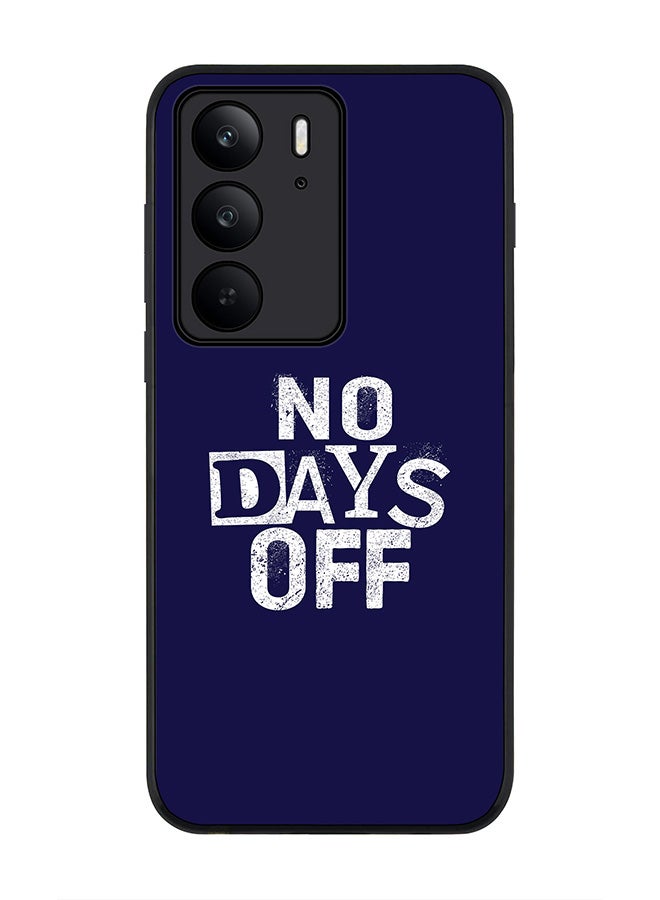 Stylizedd For Realme C75x / C75 4G Case,Slim fit Camera Protection, Shockproof Thin Phone cover  - No days off - Image 1